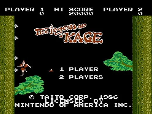 Изображение игры: The Legend of Kage