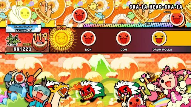 Изображение игры: Taiko no Tatsujin: The Drum Master!