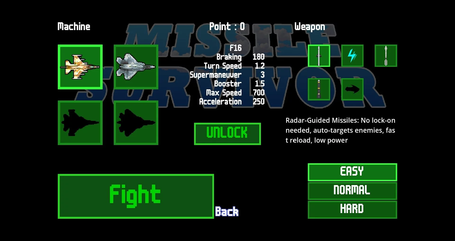 Изображение игры: Missile Survivor