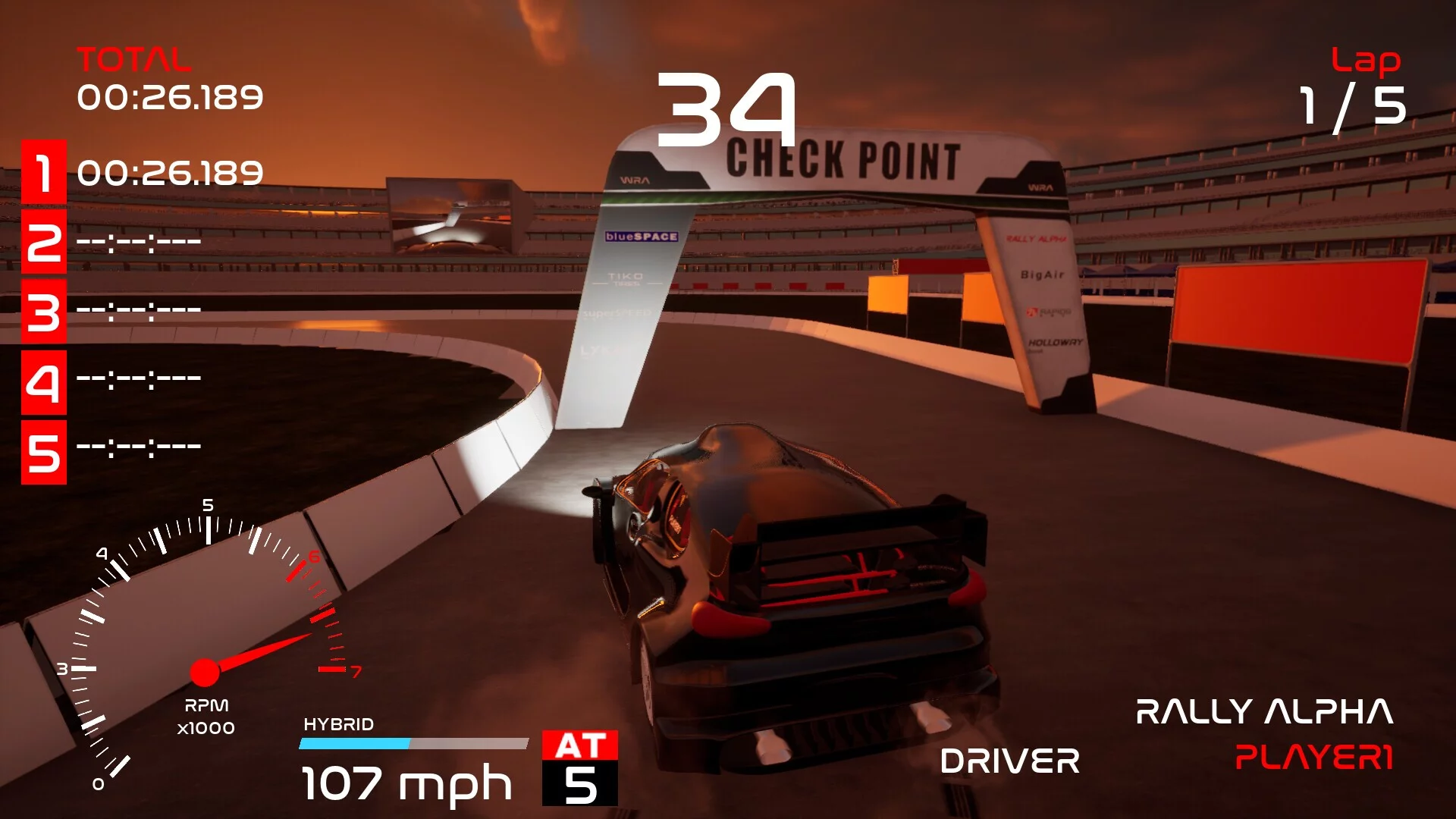 Изображение игры: World Rally Arcade