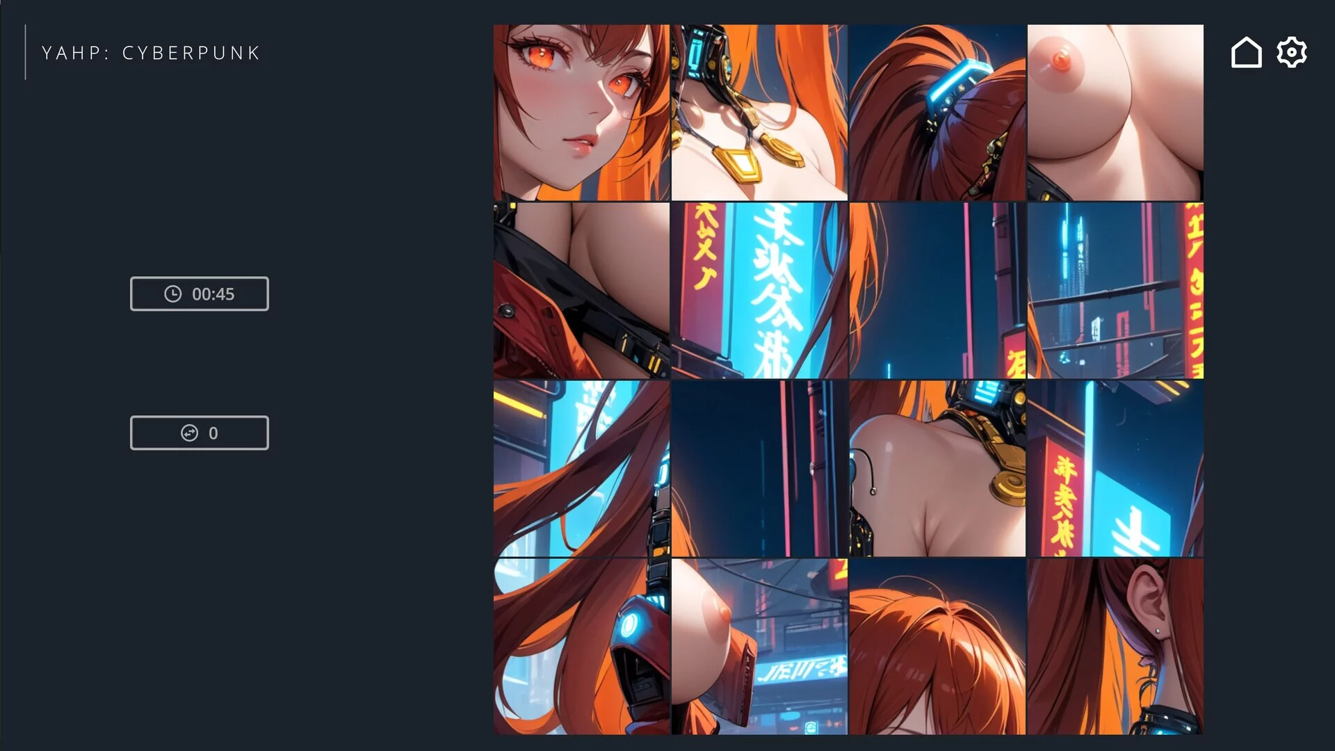 Изображение игры: Yet Another Hentai Puzzle: Cyberpunk
