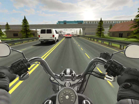 Изображение игры: Traffic Rider