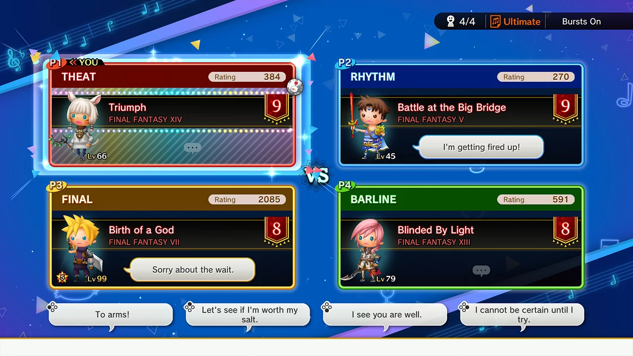 Изображение игры: THEATRHYTHM FINAL BAR LINE
