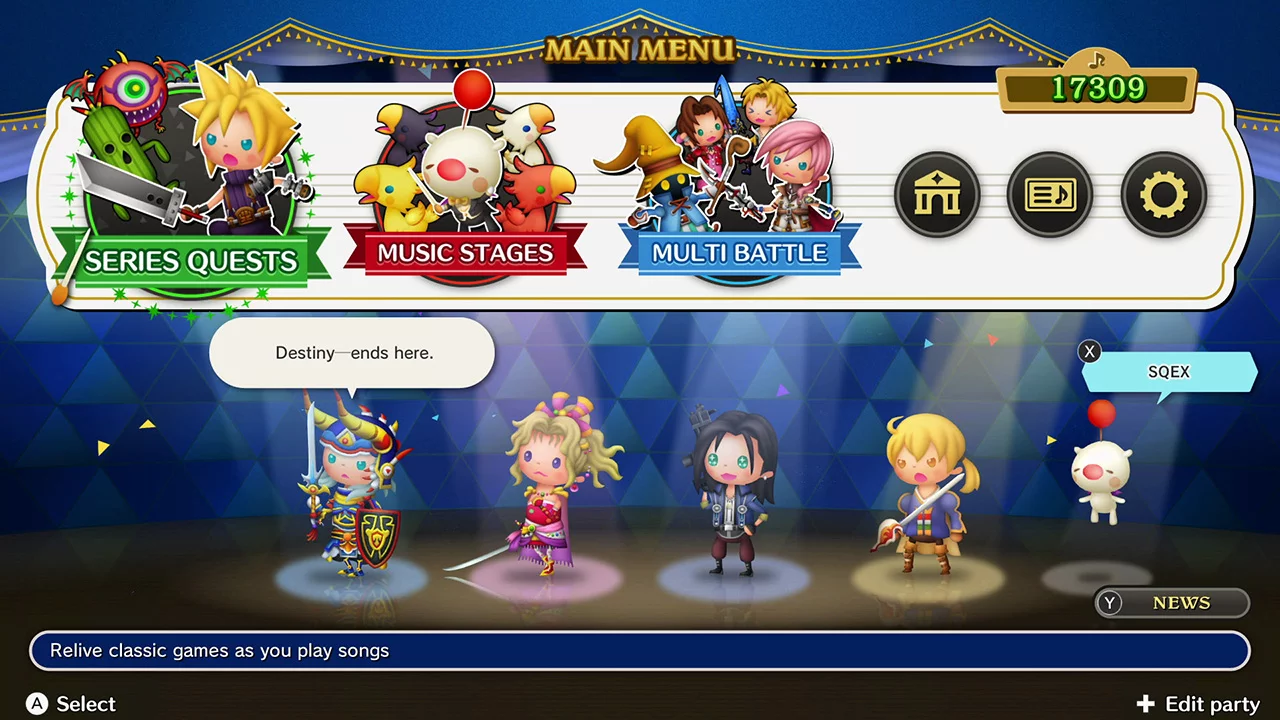 Изображение игры: THEATRHYTHM FINAL BAR LINE