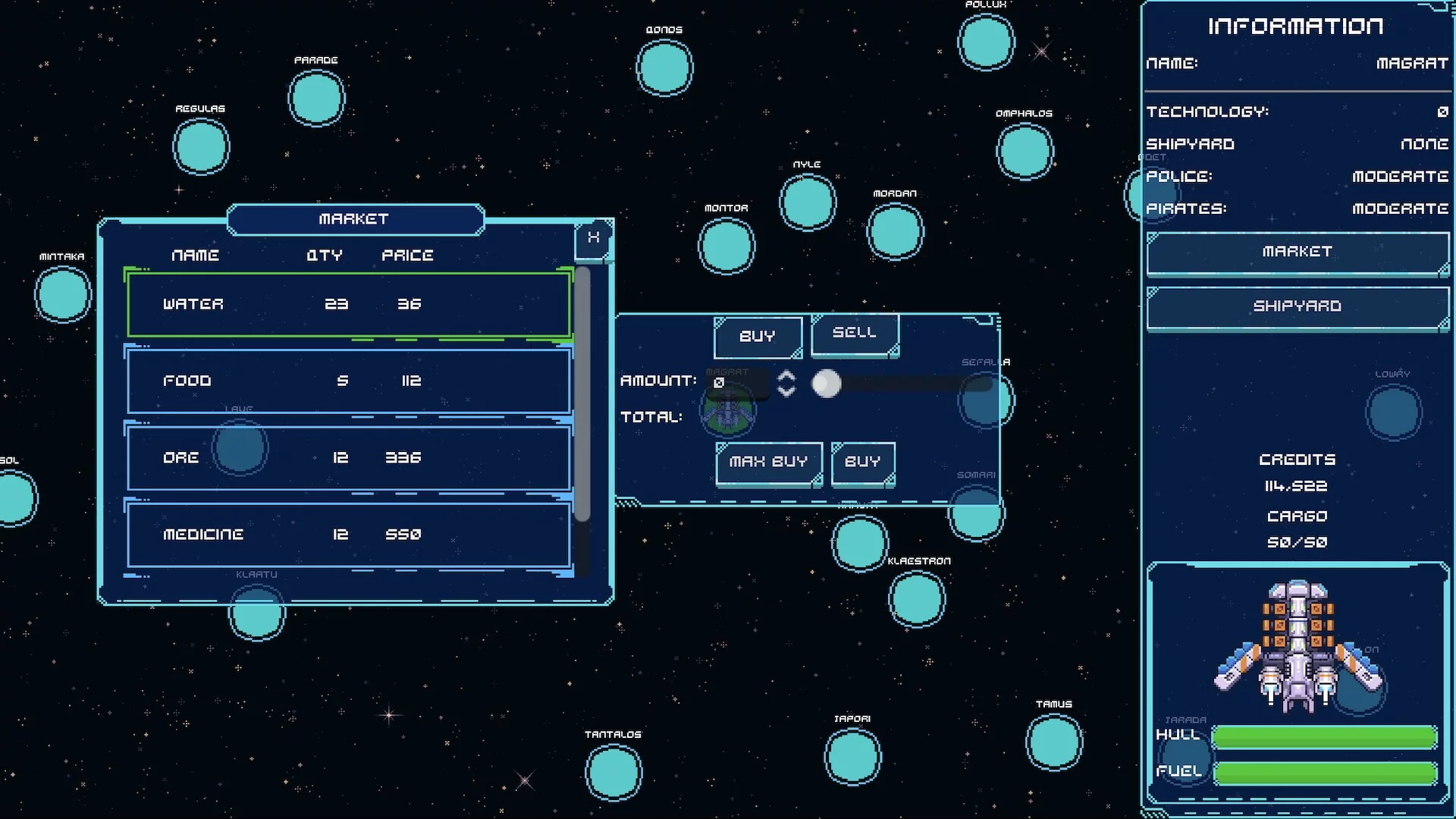 Изображение игры: Epic Space Trader