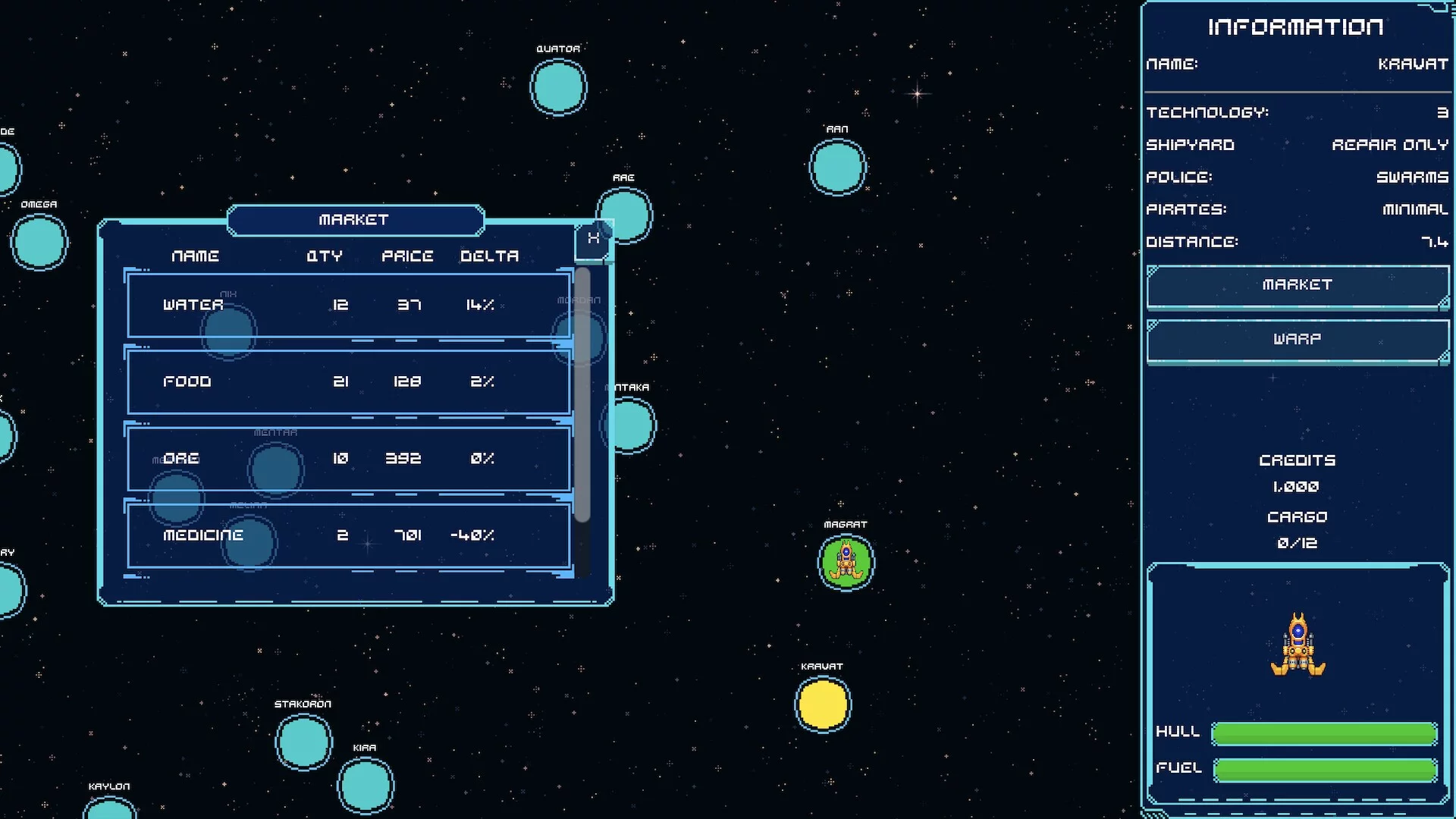 Изображение игры: Epic Space Trader