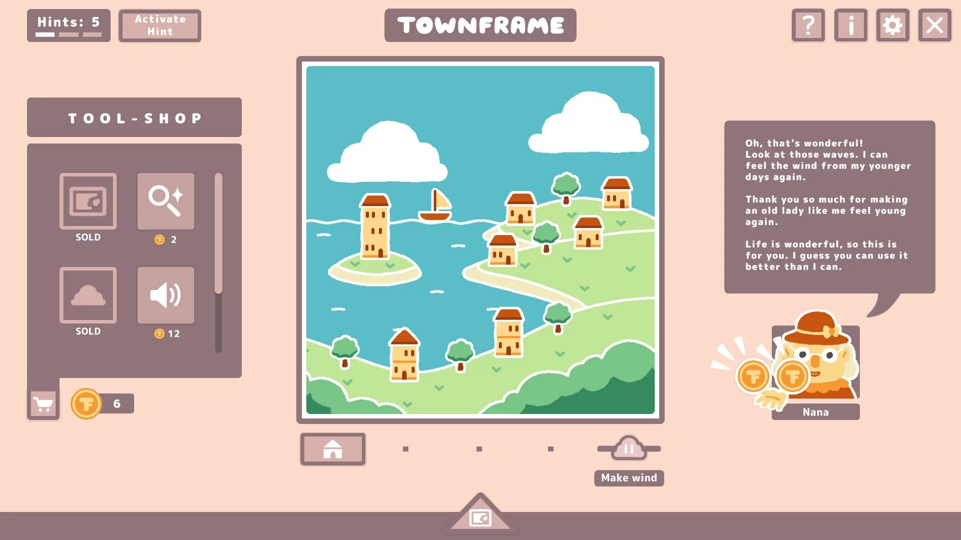Изображение игры: Townframe