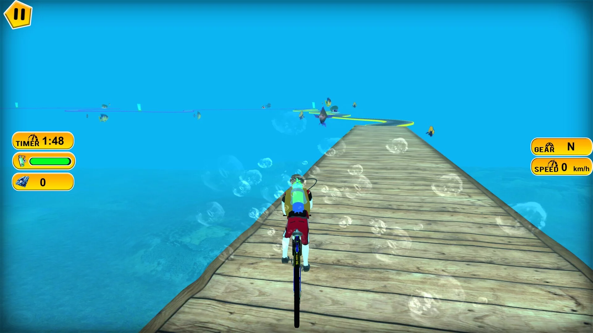 Изображение игры: Underwater Cycling
