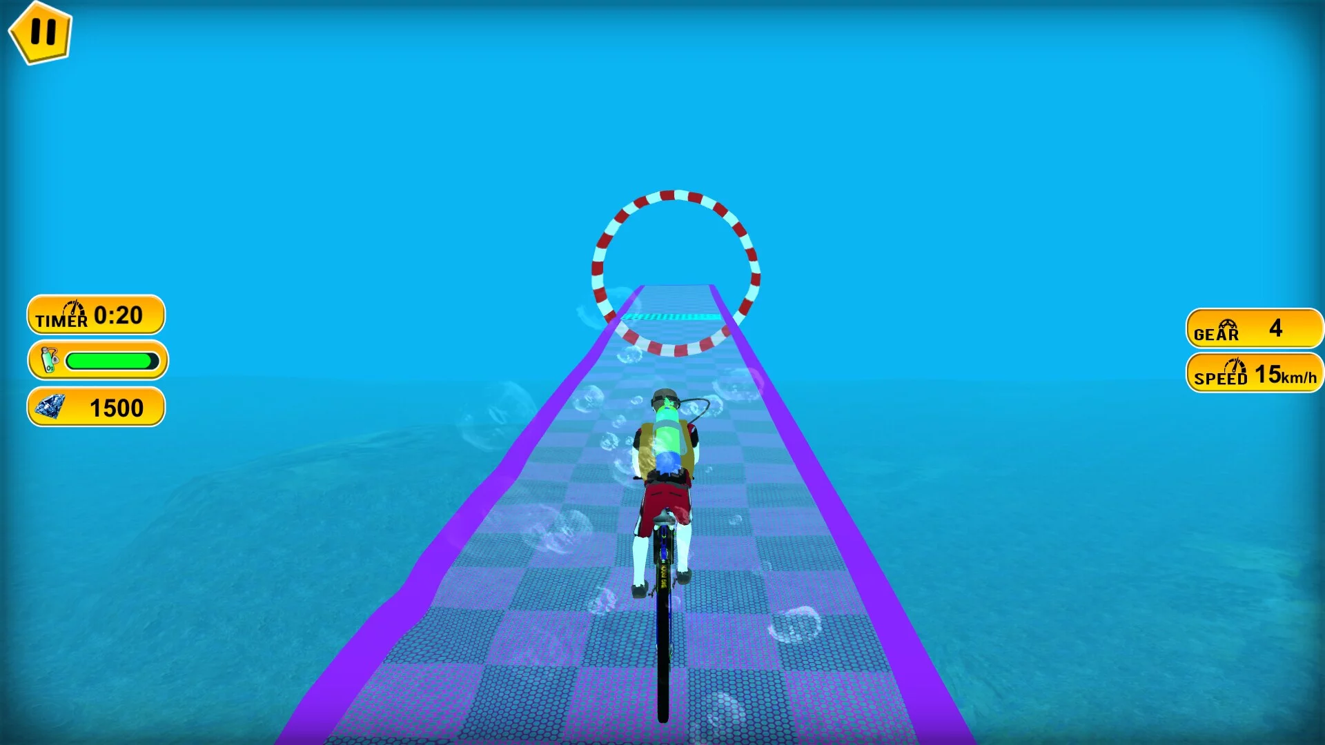 Изображение игры: Underwater Cycling