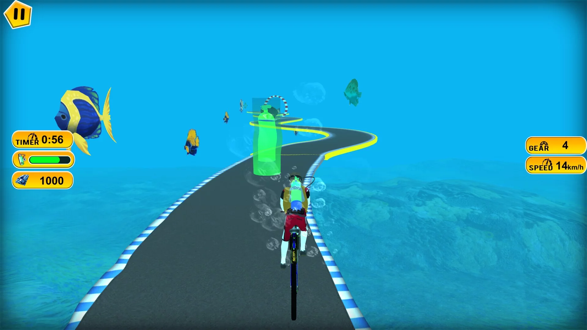 Изображение игры: Underwater Cycling