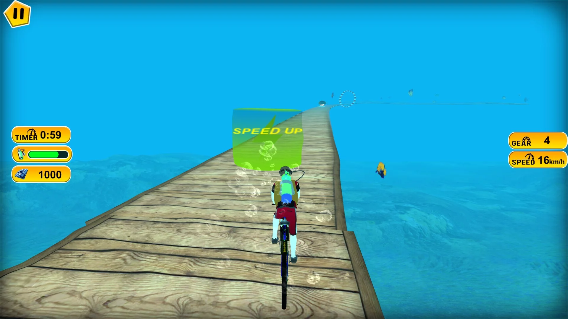 Изображение игры: Underwater Cycling