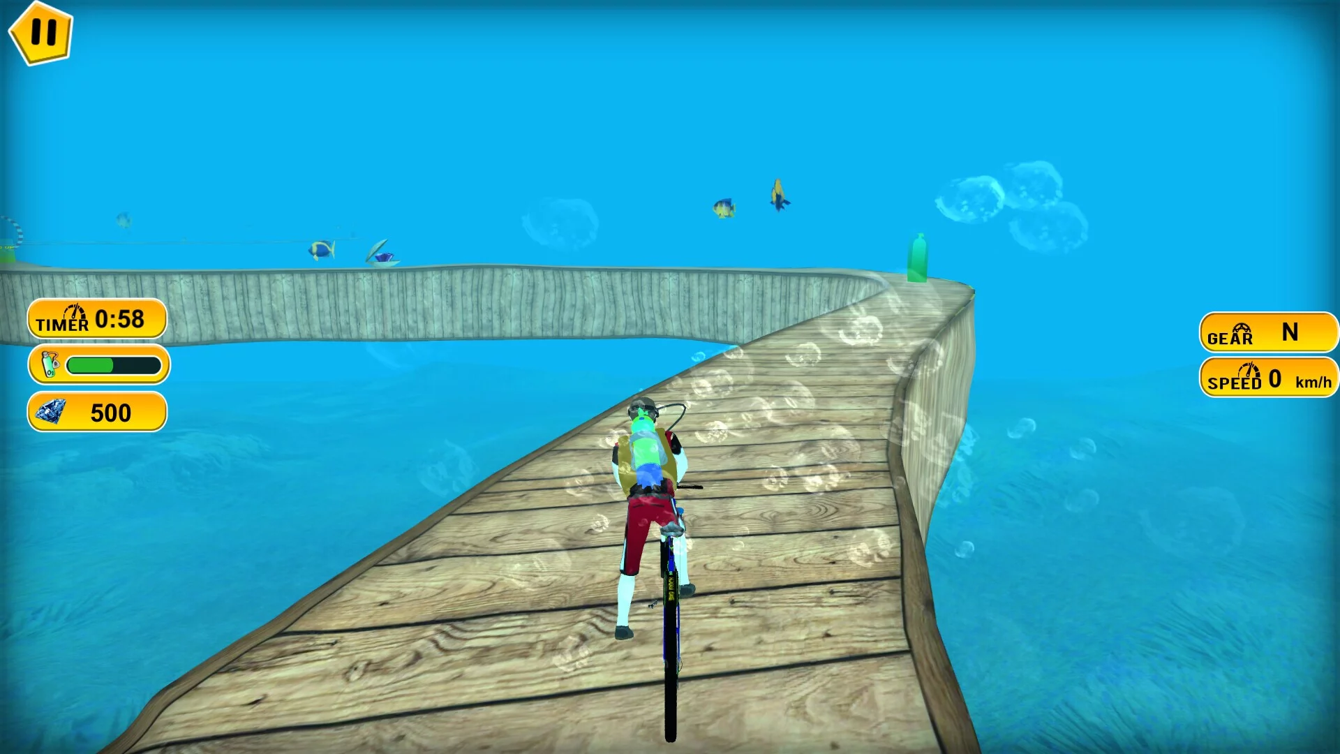 Изображение игры: Underwater Cycling