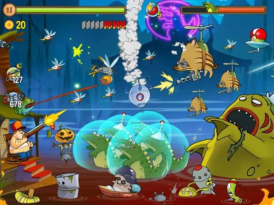 Изображение игры: Swamp Attack