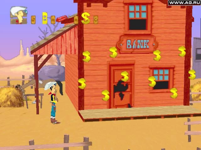 Изображение игры: Lucky Luke on the Daltons' Trail