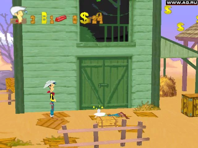 Изображение игры: Lucky Luke on the Daltons' Trail