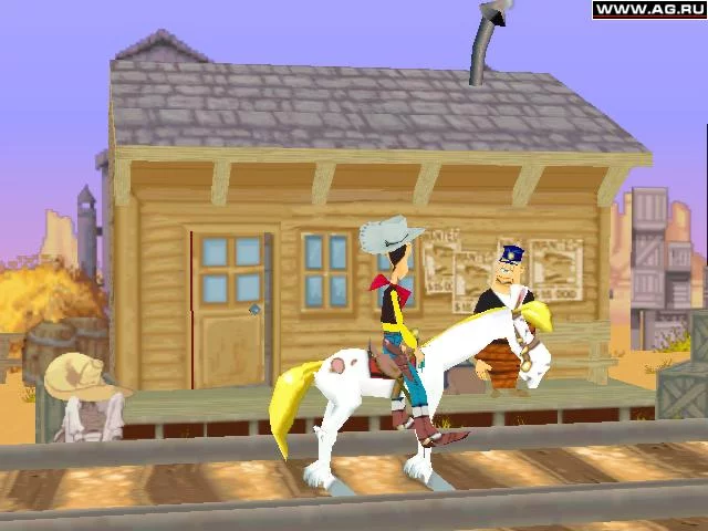 Изображение игры: Lucky Luke on the Daltons' Trail