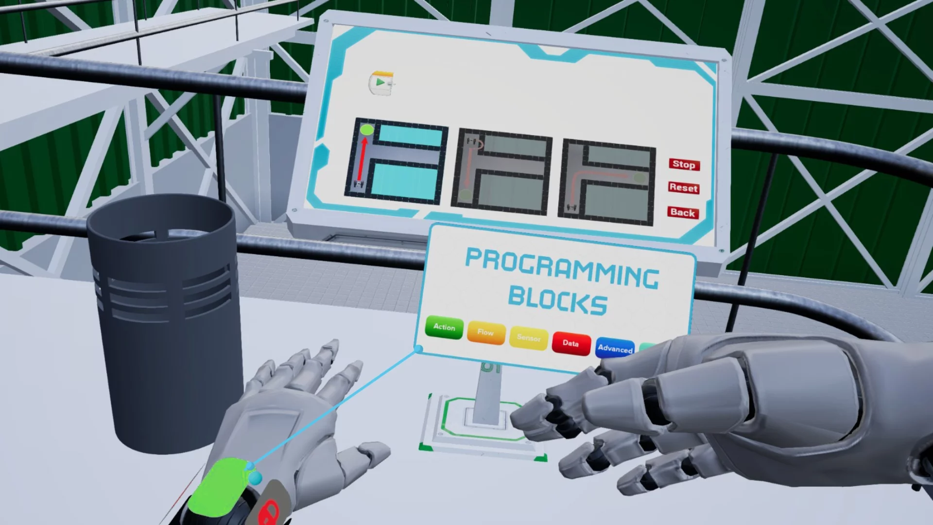Изображение игры: VRobot:Robotics in VR