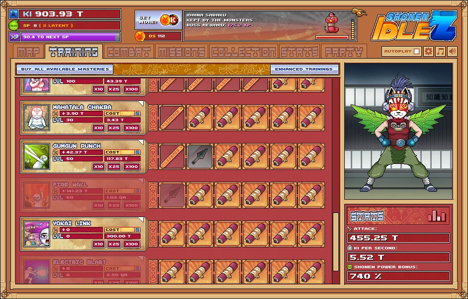 Изображение игры: Shonen Idle Z