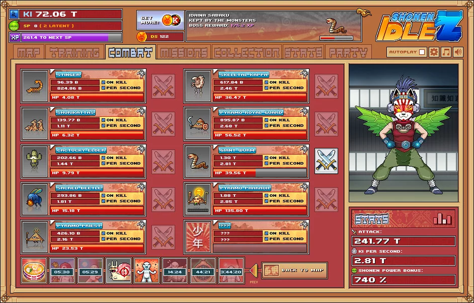 Изображение игры: Shonen Idle Z
