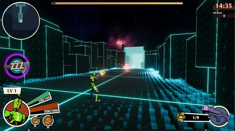 Изображение игры: XENO WIPEOUT!