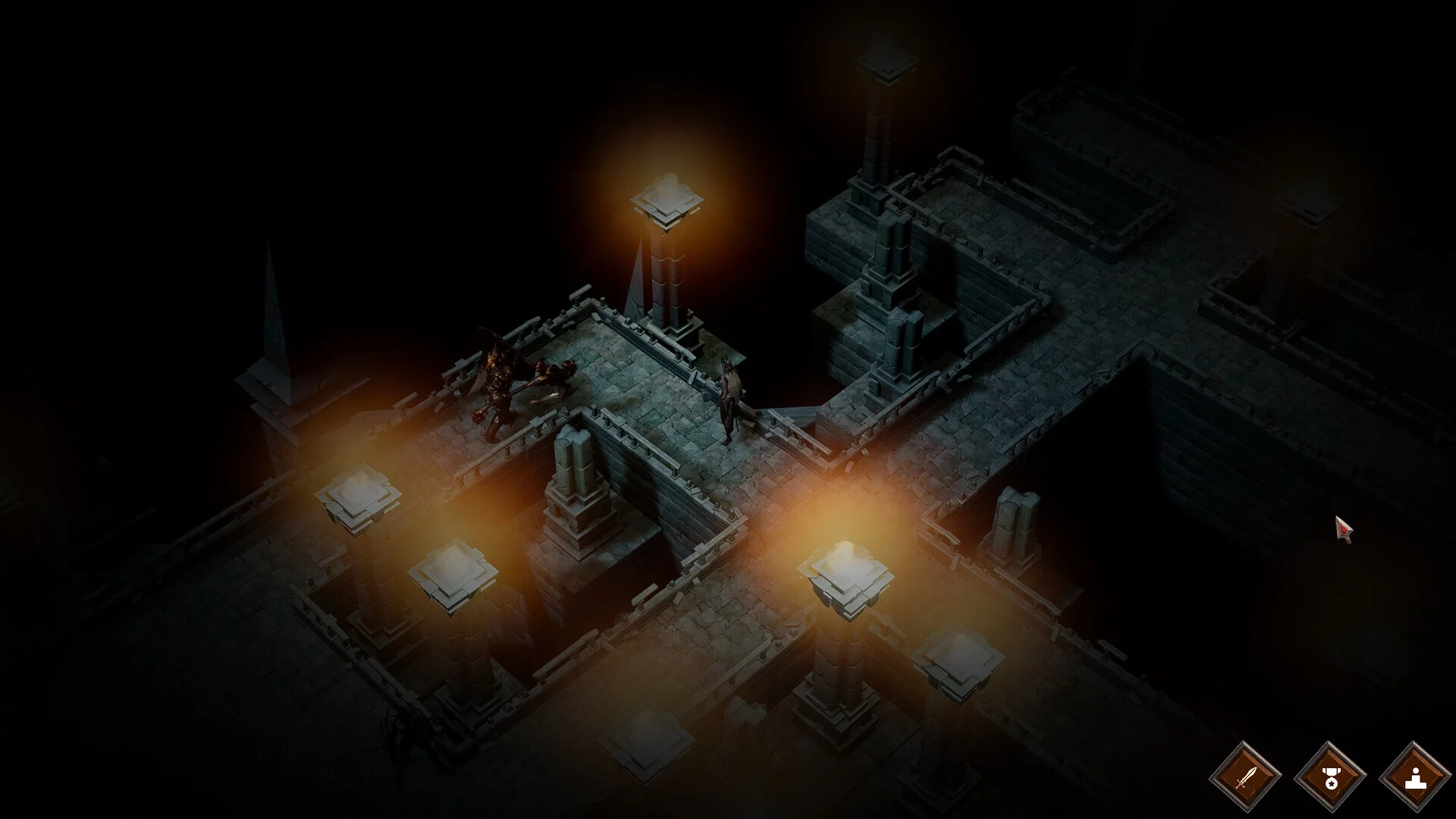 Изображение игры: Dungeon Mercenaries