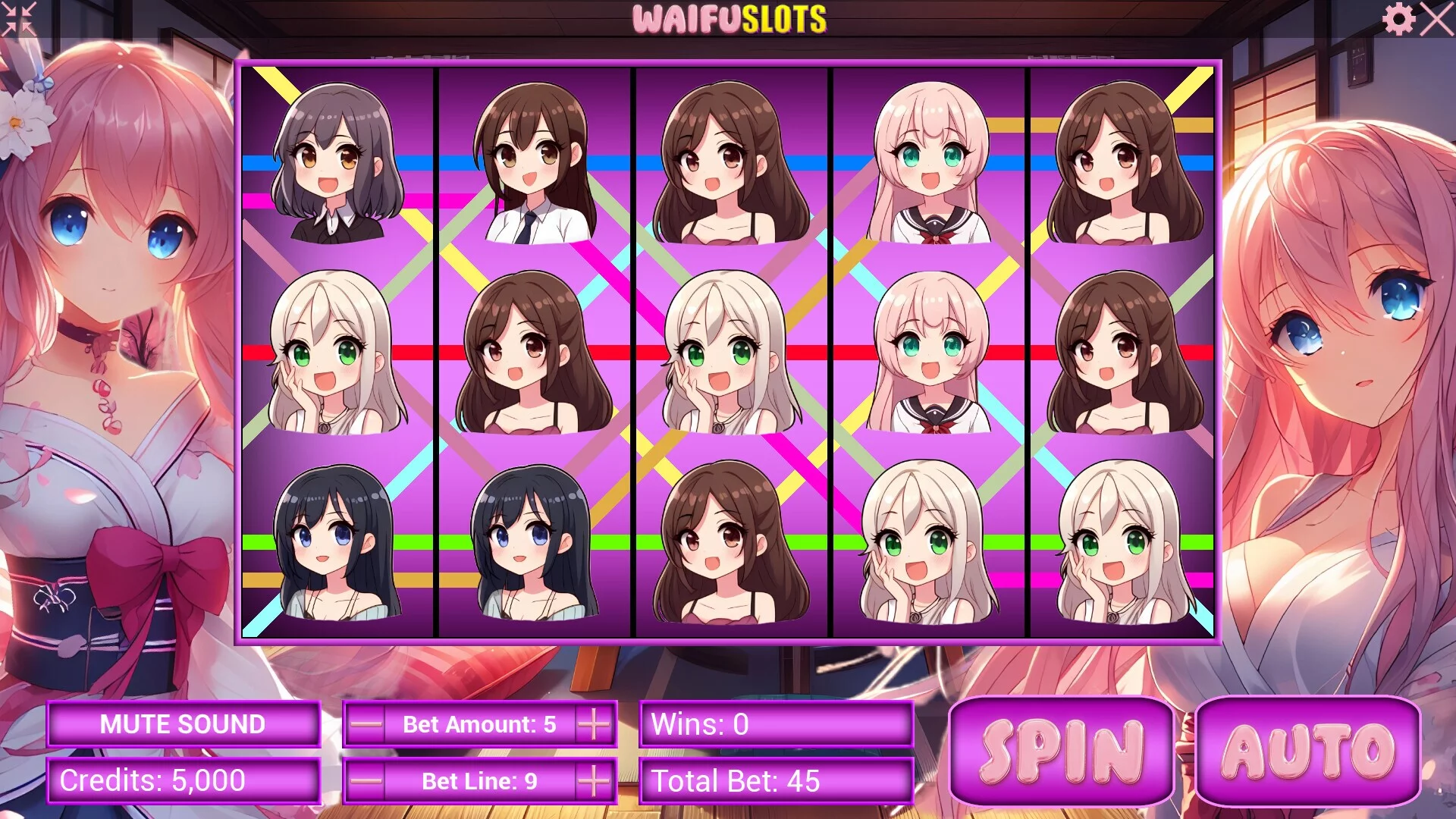 Изображение игры: Waifu Slots