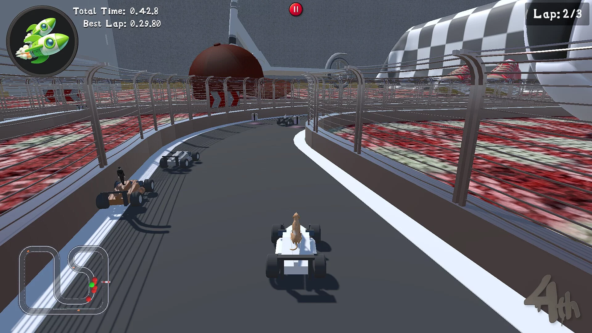 Изображение игры: Booster Racers