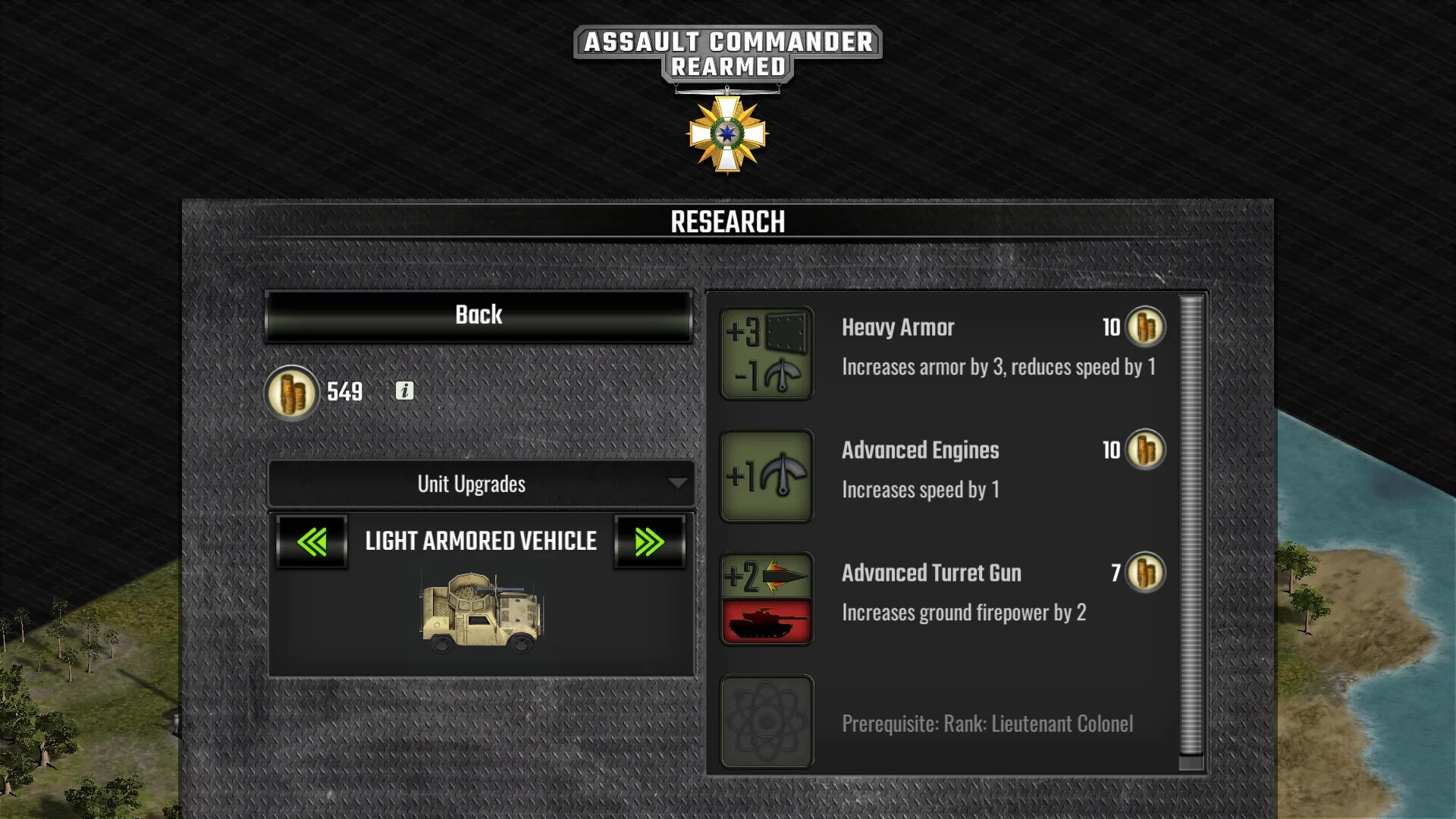 Изображение игры: Assault Commander Rearmed
