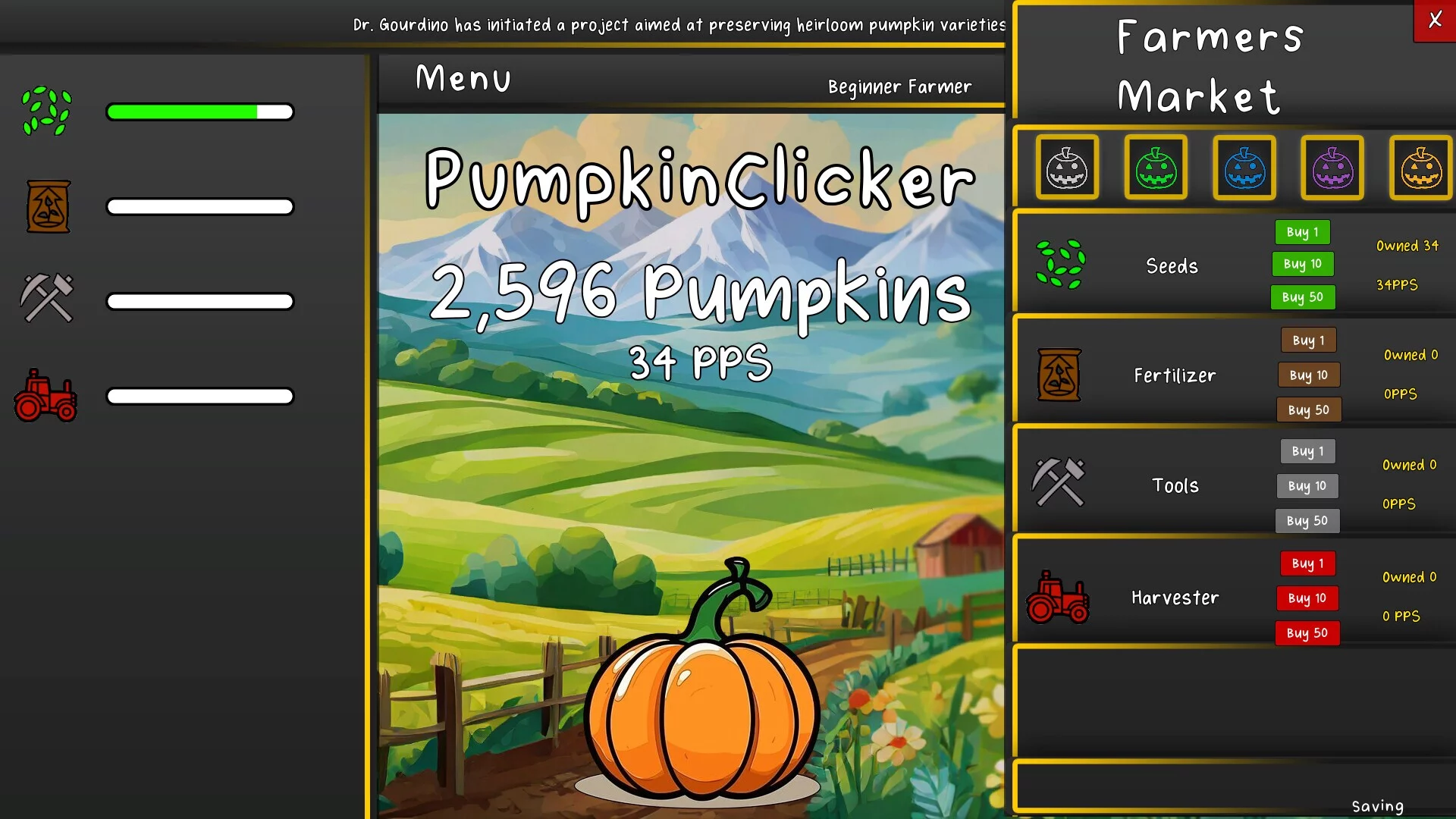 Изображение игры: Pumpkin Clicker