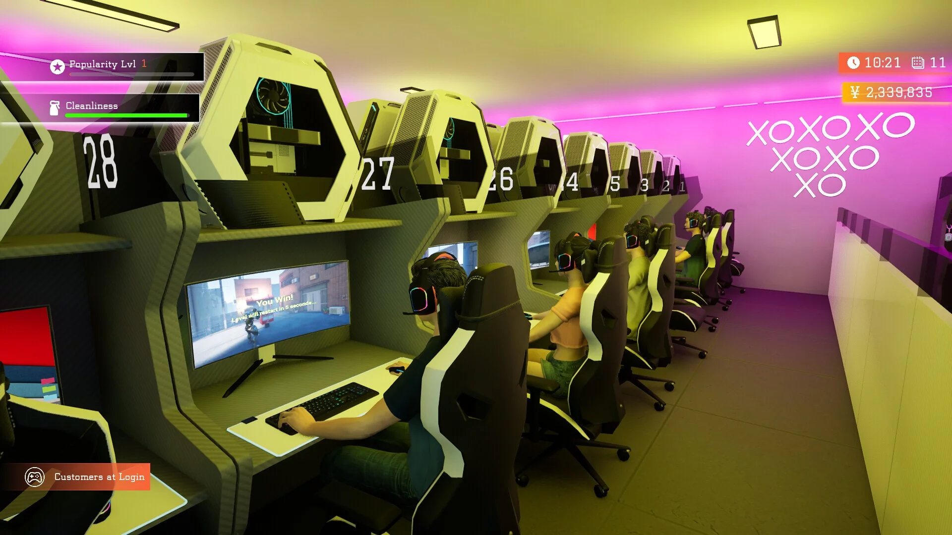 Изображение игры: Gaming Cafe Simulator