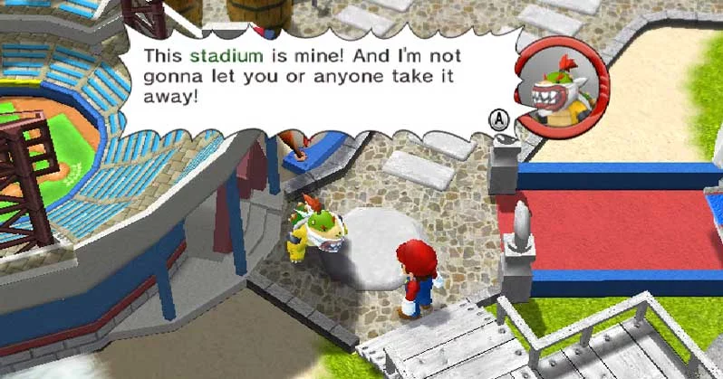 Изображение игры: Mario Super Sluggers