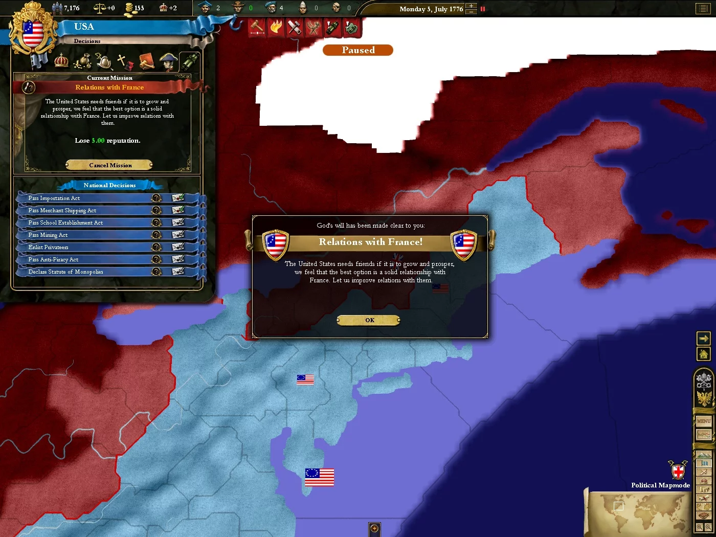 Изображение игры: Europa Universalis III: Heir to the Throne
