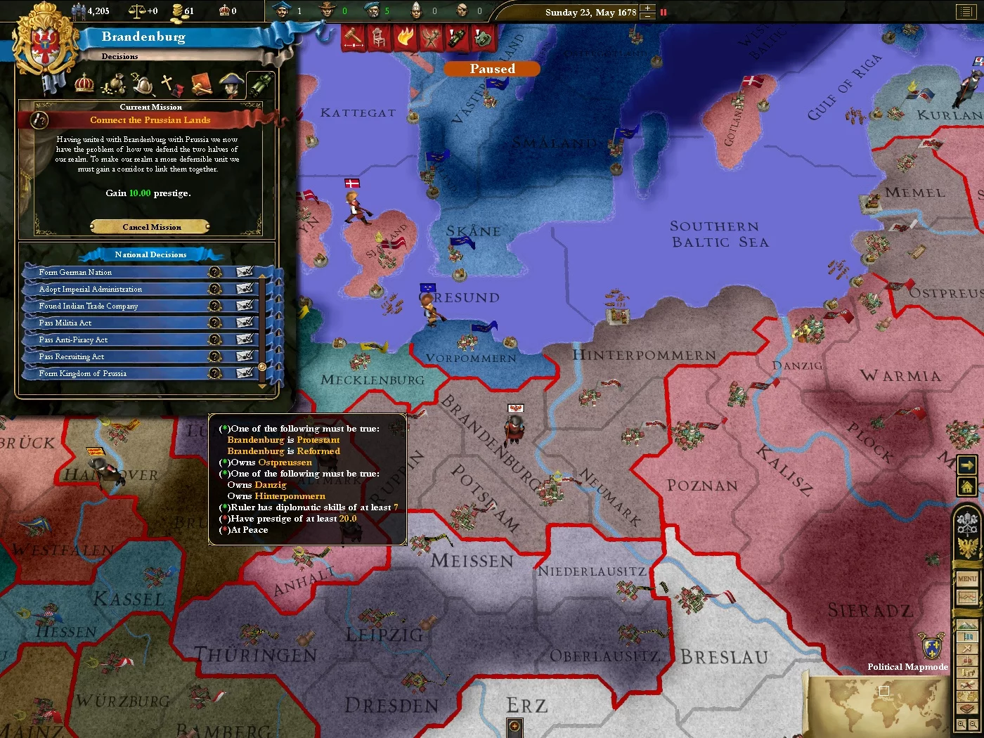 Изображение игры: Europa Universalis III: Heir to the Throne
