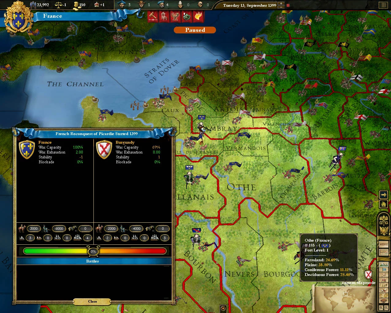 Изображение игры: Europa Universalis III: Heir to the Throne