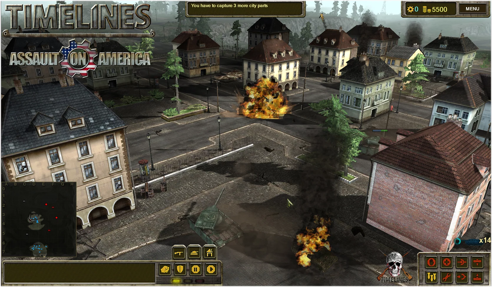 Изображение игры: TimeLines: Assault on America