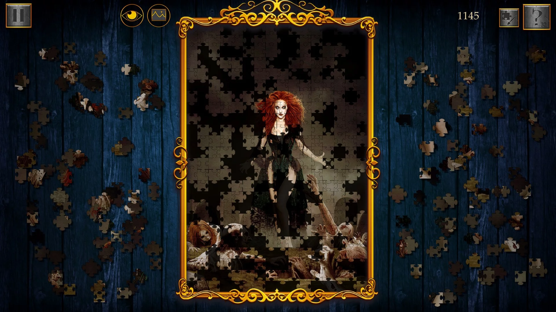Изображение игры: Dark Fantasy: Epic Jigsaw Puzzle