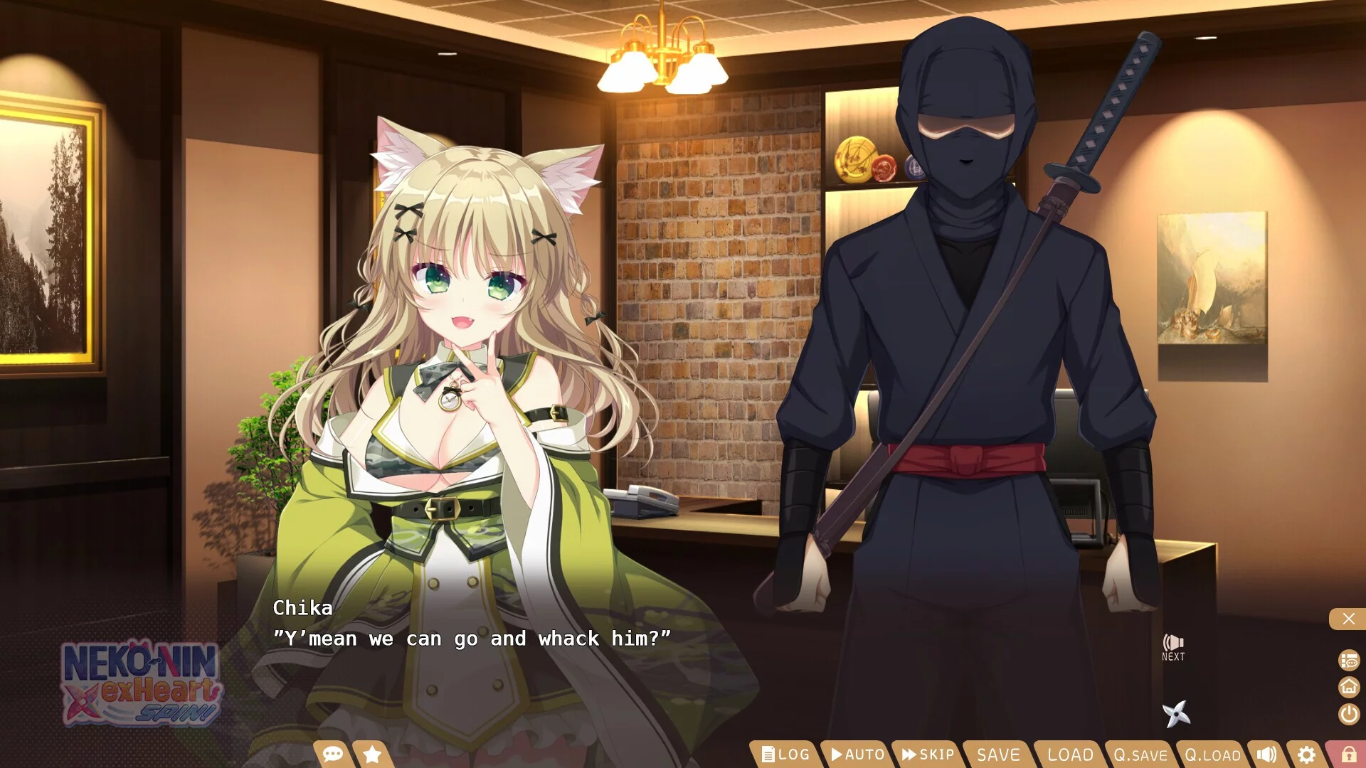 Изображение игры: NEKO-NIN exHeart SPIN!