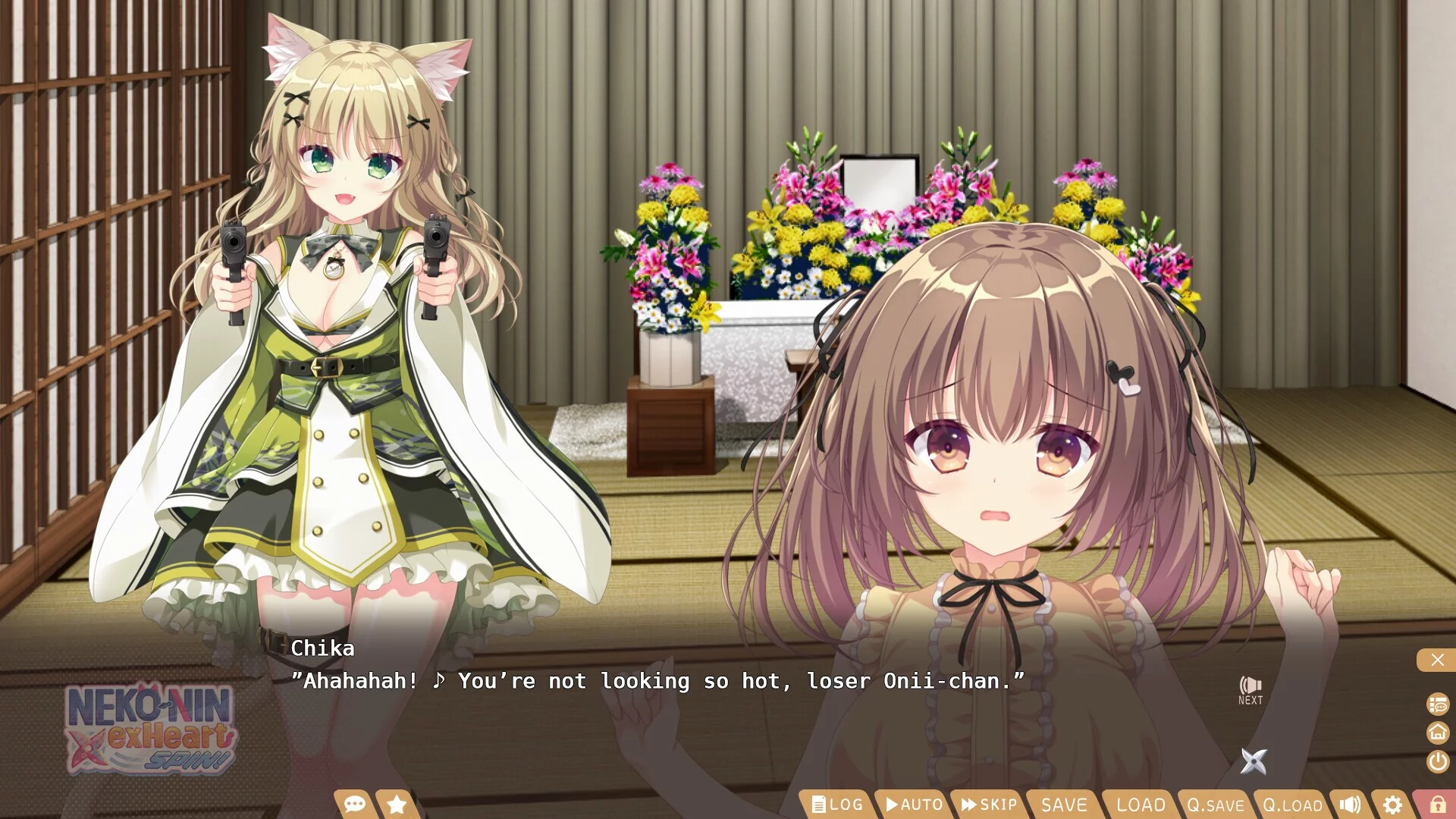Изображение игры: NEKO-NIN exHeart SPIN!