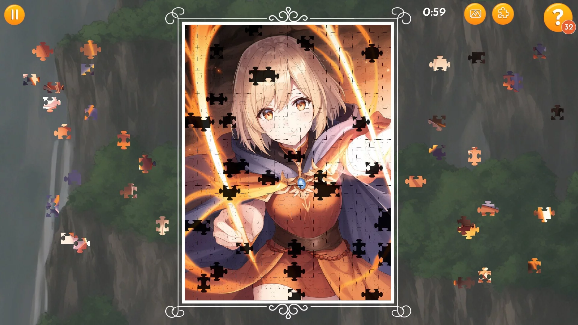 Изображение игры: Ultimate Anime Jigsaw Puzzle