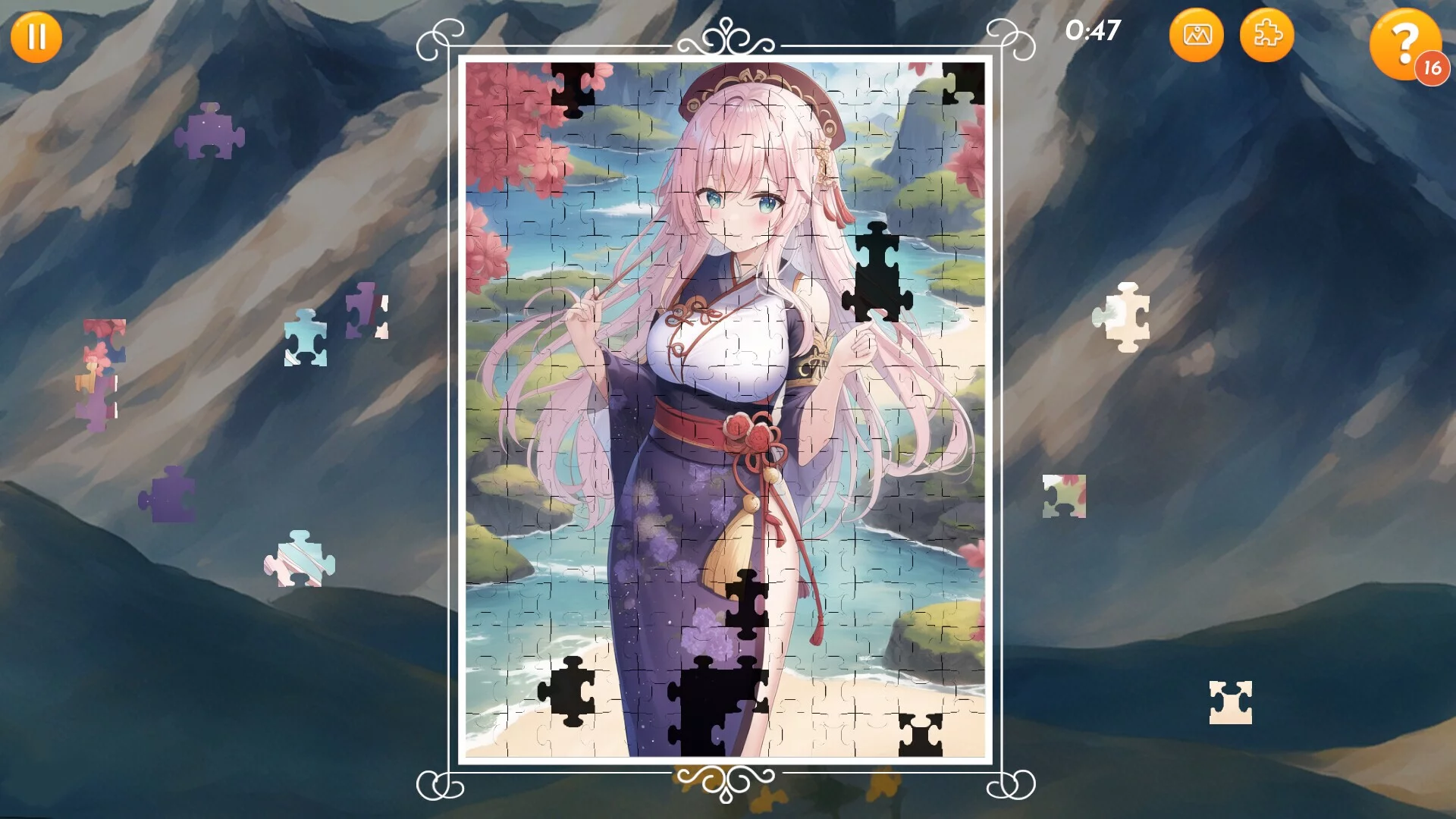 Изображение игры: Ultimate Anime Jigsaw Puzzle