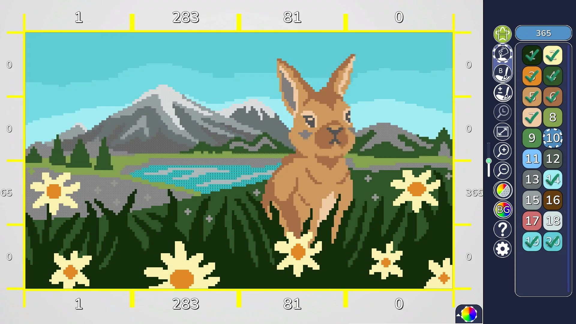 Изображение игры: Paint by Pixel 3
