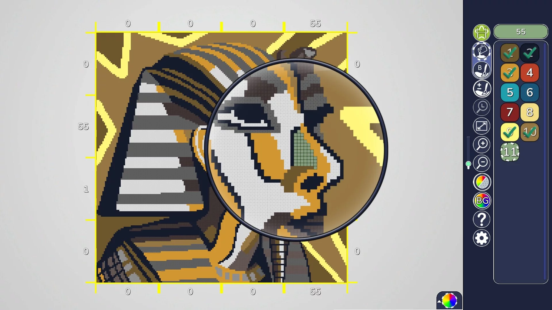 Изображение игры: Paint by Pixel 3