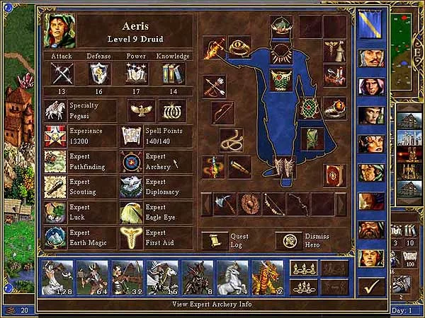 Изображение игры: Heroes Chronicles: Warlords of the Wasteland