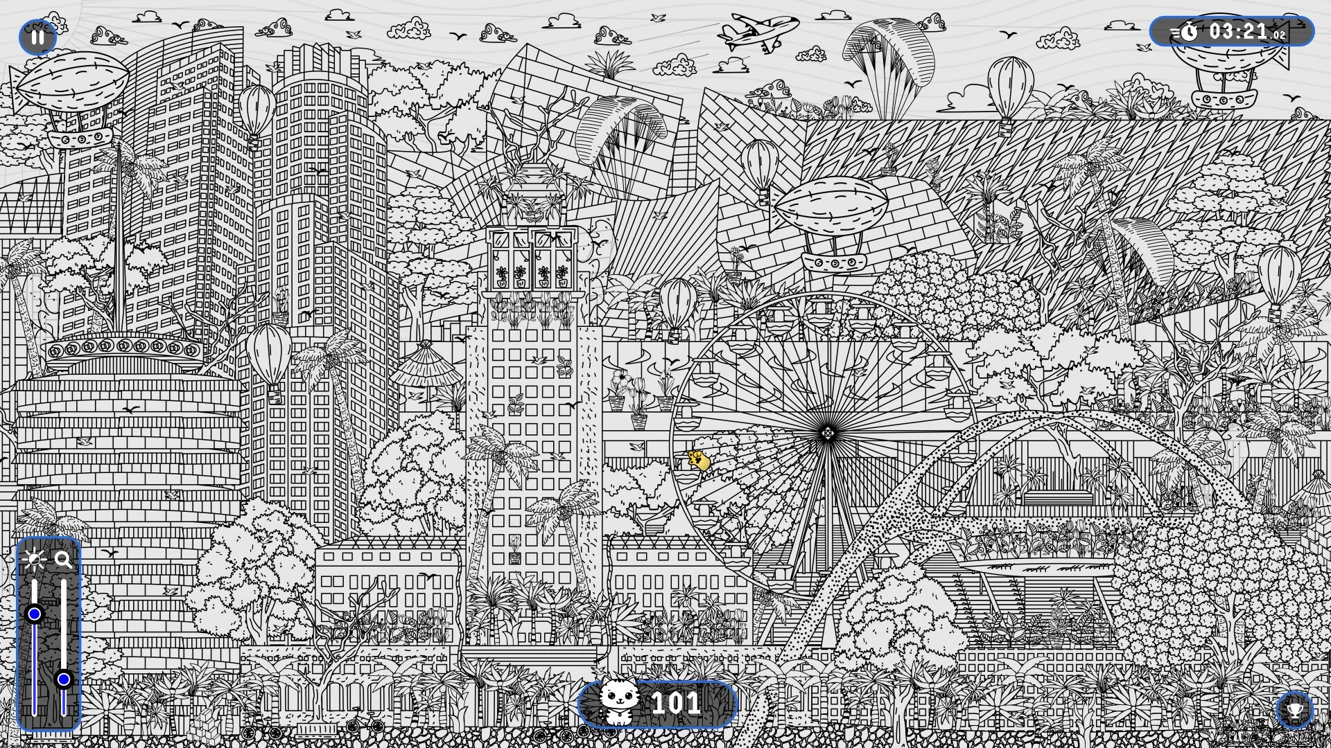 Изображение игры: 101 Cats Hidden in Los Angeles