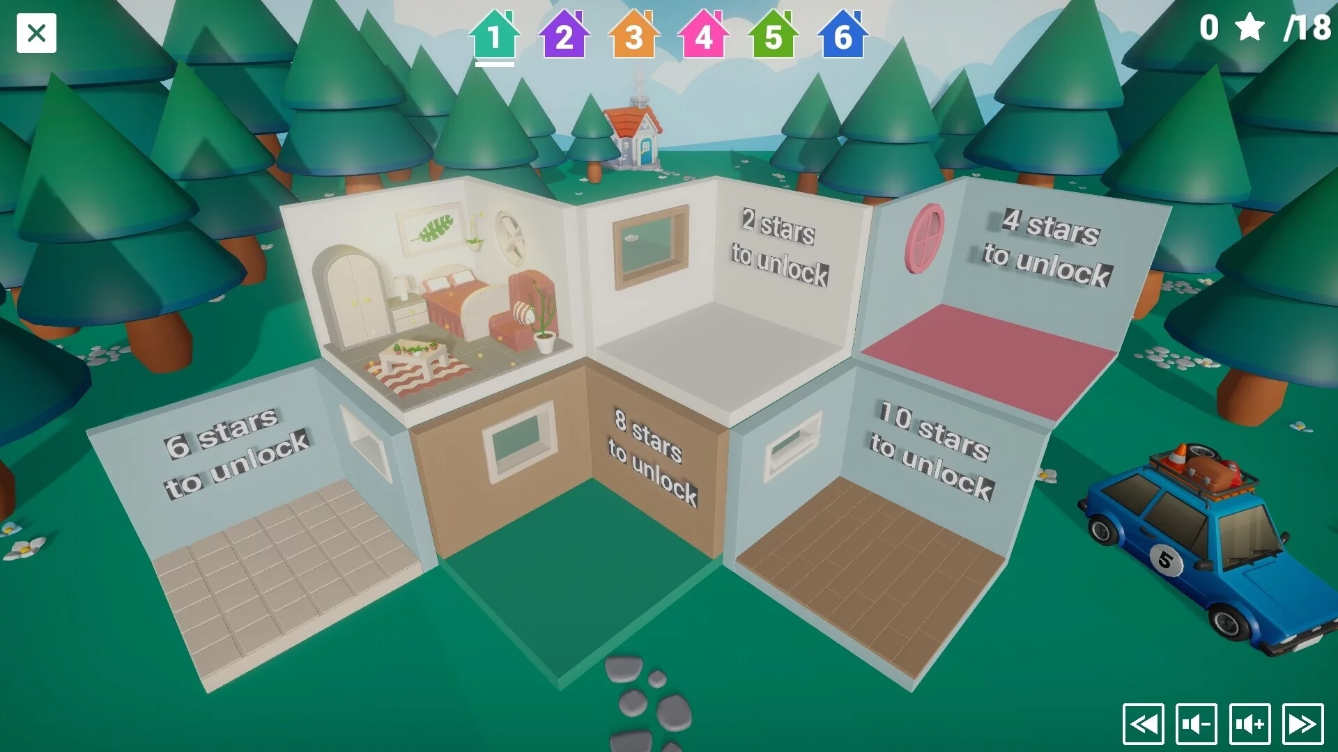 Изображение игры: Little Rooms