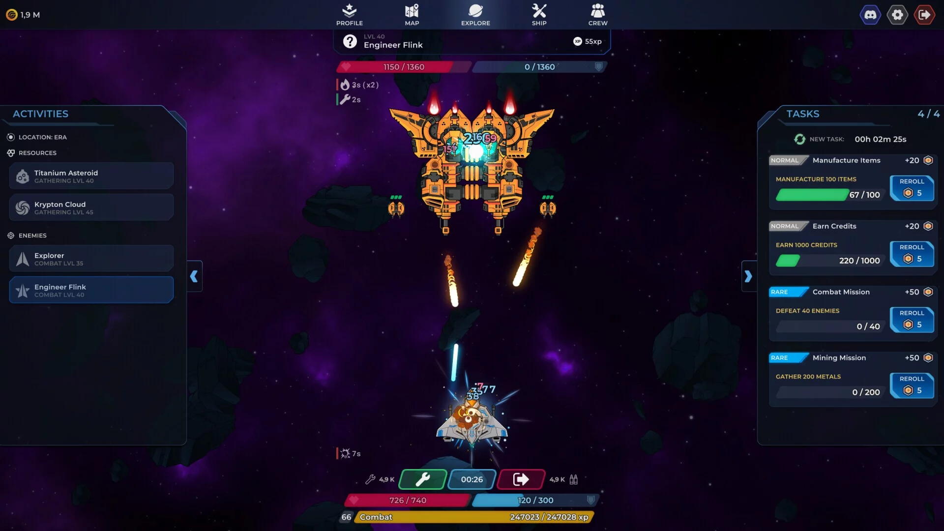 Изображение игры: Idle Stellar
