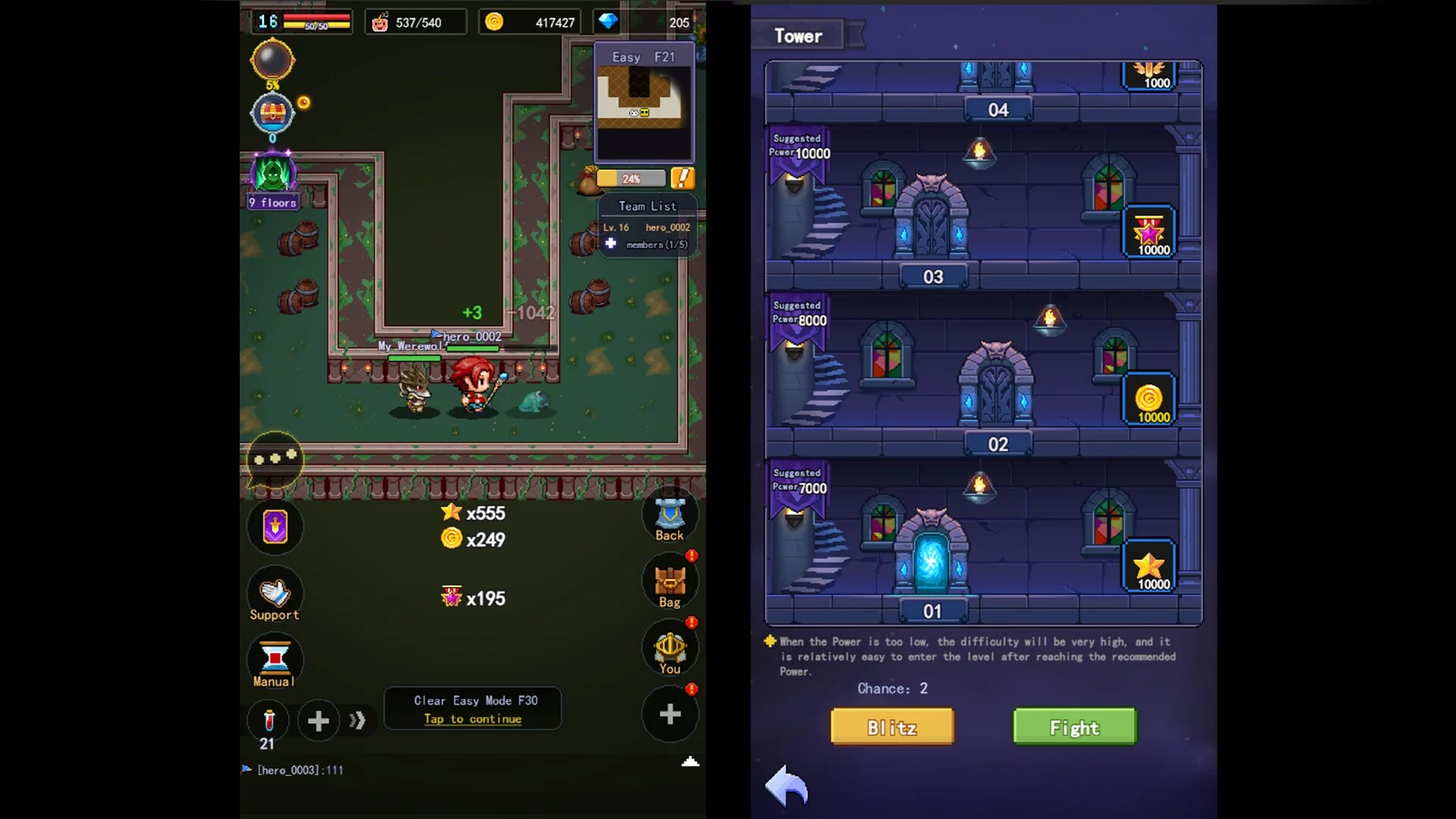 Изображение игры: Pixel Dungeon RPG