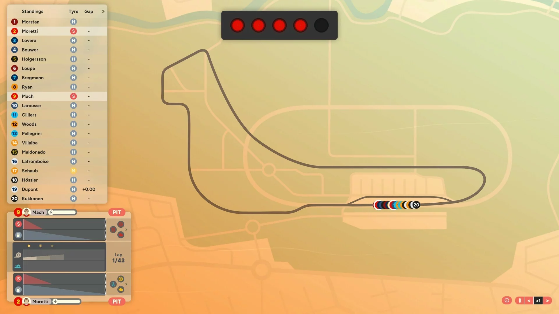 Изображение игры: Golden Lap