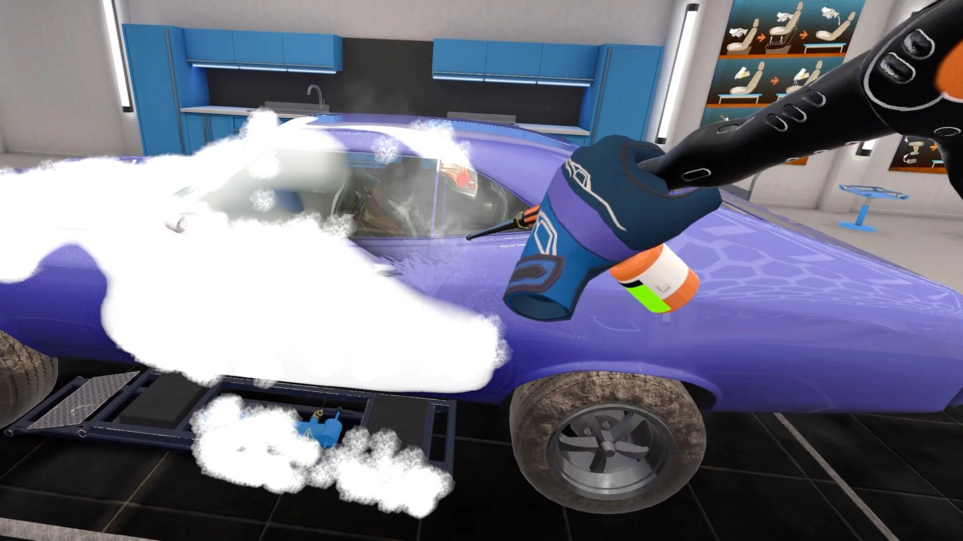 Изображение игры: Car Detailing Simulator VR