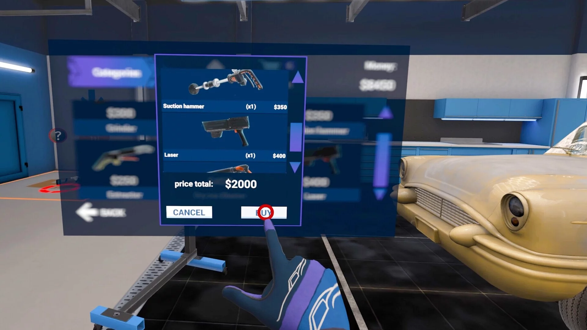 Изображение игры: Car Detailing Simulator VR